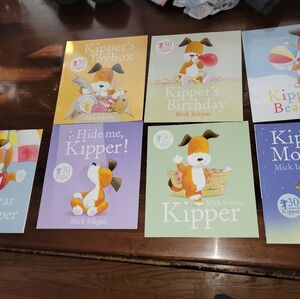 Kipper Collection 7 Book Lot  Set Children Mick Inkpen, Like New